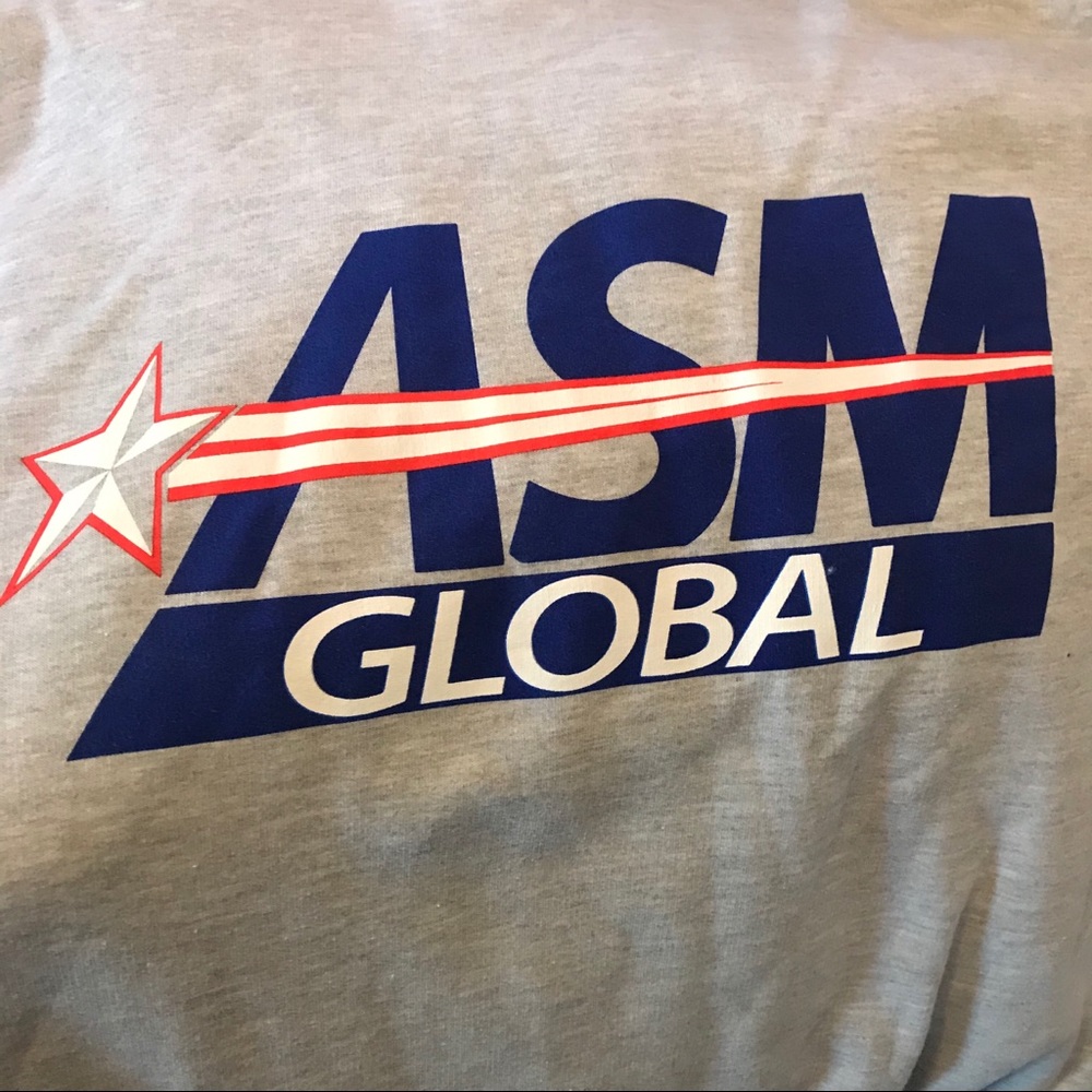 Brand New, never worn gray soft 2XL ASM Global sweatshirt - Picture 6 of 10